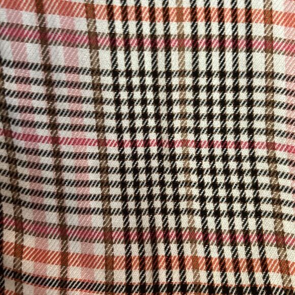 J.Jill Glen Plaid Ruffled Button-Front Blouse Small Petite Long Sleeve - Picture 10 of 10